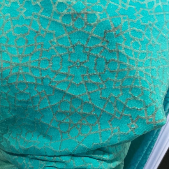 Long Sleeve Calvin Klein Hoody/Shirt - Aquamarine - Picture 4 of 6